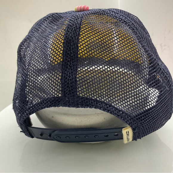 Billabong Cali-Love Multi Colored Striped Foam Snap Back Hat - Picture 3 of 7